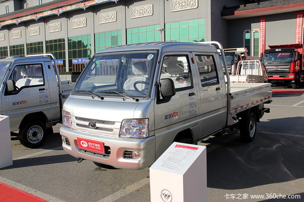 福田时代 驭菱VQ1 1.1L 60马力 汽油 双排栏板微卡(BJ1030V4AV3-S3)