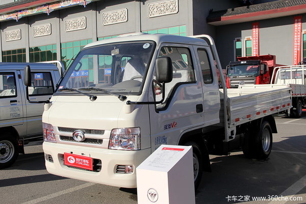 福田时代 驭菱V2 1.8L 68马力 柴油 排半栏板微卡(BJ1032V5PA4-V2)