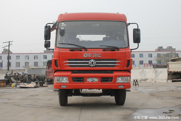 东风 多利卡D9中卡 160马力 4X2 6.7米排半栏板载货车(DFA1140L11D7)