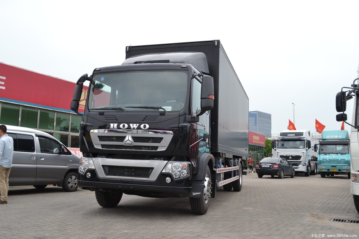 【图】中国重汽 howo t5g重卡 280马力 4x2厢式载货车(zz5167zkxm561