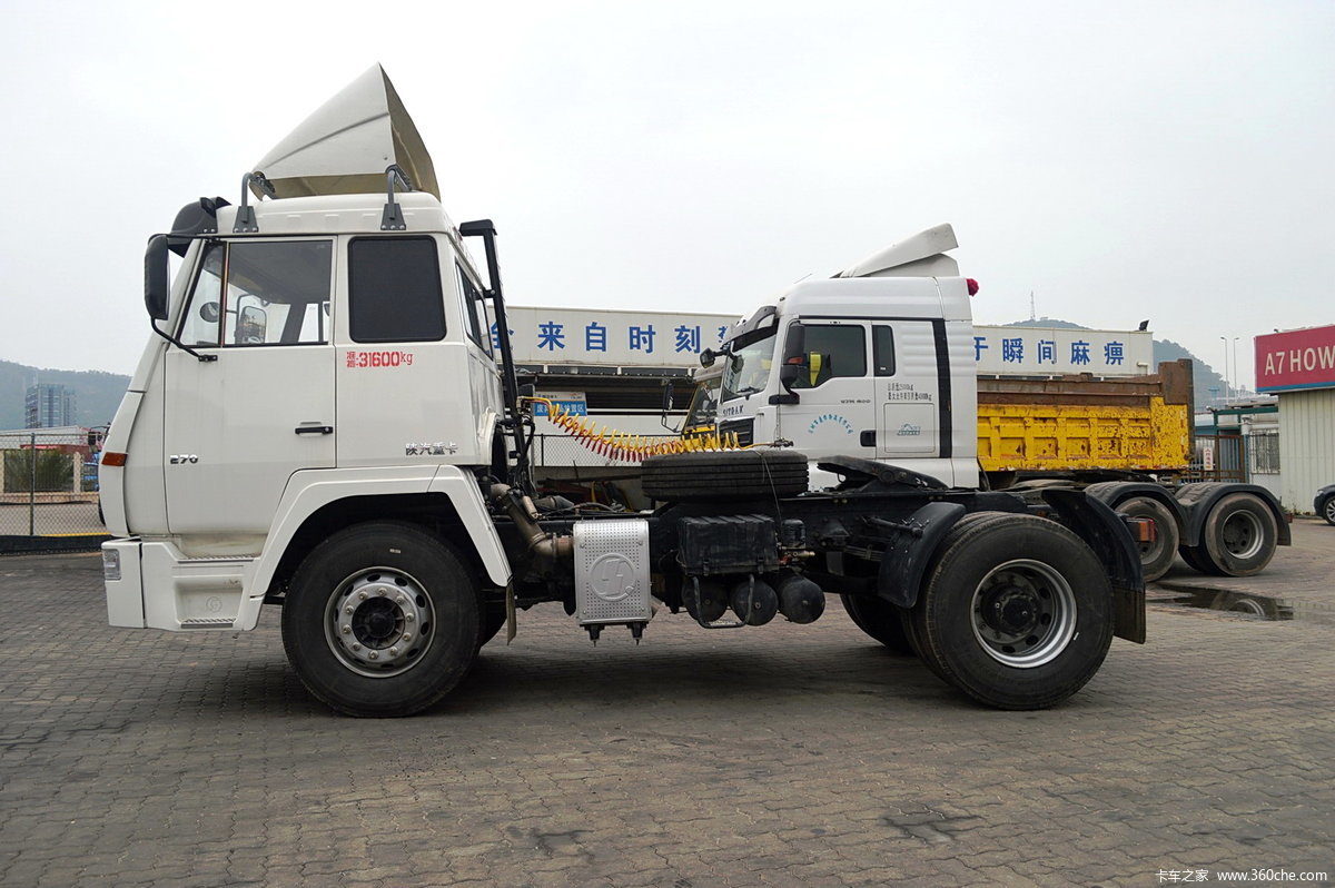 【图】陕汽重卡 奥龙 加强版 270马力 4x2牵引车(sx4186tl351)_实拍