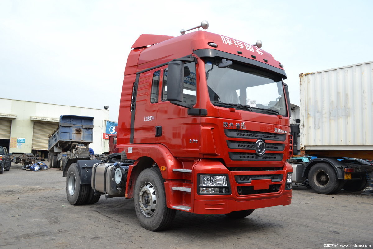 【图】陕汽重卡 德龙新m3000 轻量化版 270马力 4x2牵引车(sx4186gn36