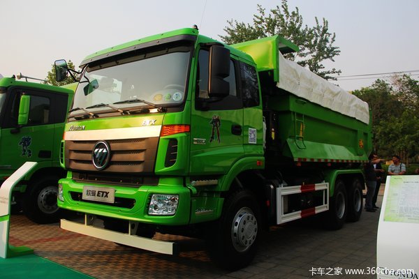 福田 欧曼ETX 9系重卡 380马力 6X4 6.4米自卸车(BJ3253DLPKE-AB)
