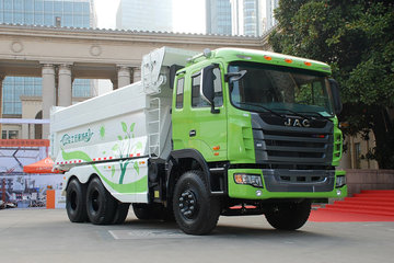 江淮 格尔发K3 重卡 300马力 6X4 5.6米新型环保渣土车(HFC3251P1K5E39F)