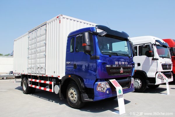 中国重汽 HOWO T5G中卡 180马力 4X2 7.92米厢式载货车(ZZ5167XXYK561GE1)