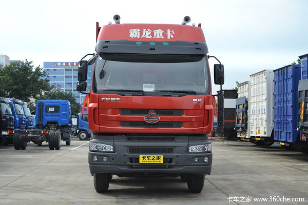 东风柳汽 乘龙M5重卡 385马力 8X4 9.4米厢式载货车(LZ5310XXYQELA)