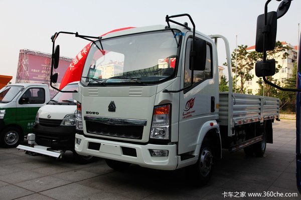 中国重汽HOWO 悍将 115马力 4.2米单排栏板轻卡