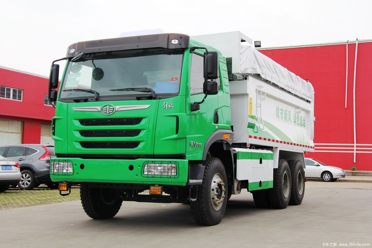 6米自卸车(ca3251p2k2l3t1e4a80-2)_实拍图片_185143_卡车之家