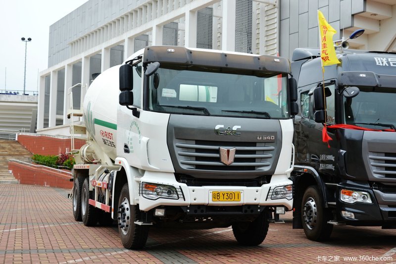 【图】联合卡车u340 340马力 6x4 混凝土搅拌车(sqr5252gjbn6t4)_实拍