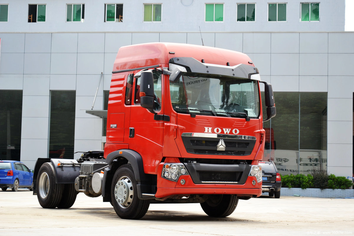中国重汽 howo t5g重卡 340马力 4x2 牵引车(zz4187n361gd1)
