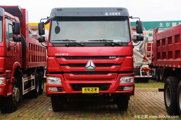 中国重汽 HOWO重卡 380马力 6X4 6.3米自卸车(10挡)(ZZ3257N4347E1)