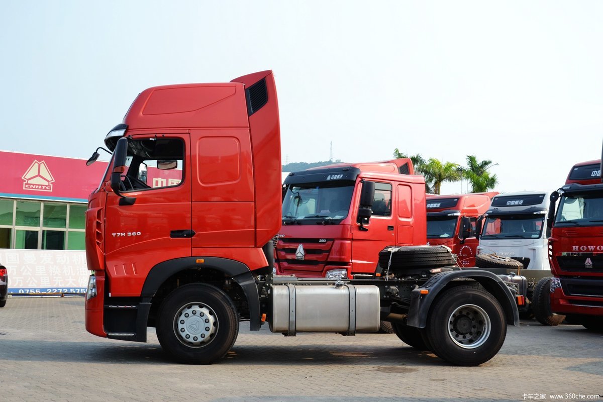 t7h重卡 360马力 4x2牵引车(zz4187n361hd1h)_实拍图片_203412_卡车之