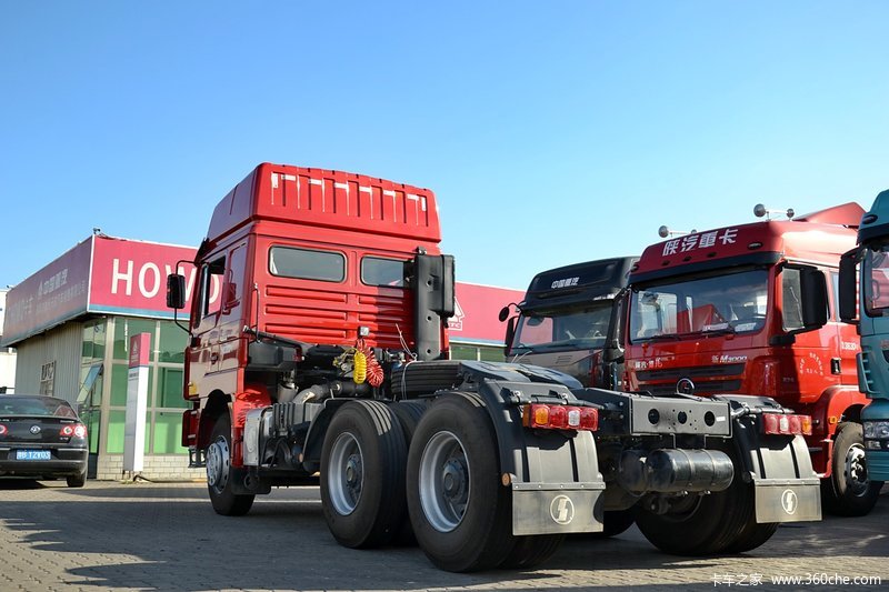 【图】陕汽重卡 德龙f3000 375马力 6x4牵引车(sx4256nt324z)_实拍