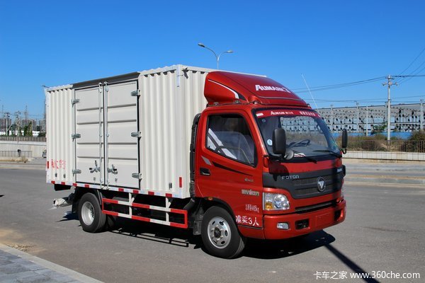 福田 欧马可3系 156马力 5.2米单排厢式载货车(BJ5059VBBEA-FA)