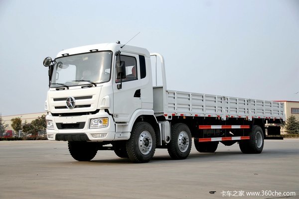 大运 N6中卡 240马力 6X2 8.6米栏板载货车(CGC1254D4SBB)
