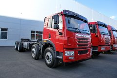 青岛解放 悍V重卡 300马力 8X4 6.8米LNG自卸车(CA3310P1K15L3T4NE5A80)