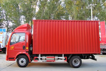 中国重汽howo悍将108马力42米单排厢式轻卡zz5047xxyd3414d145