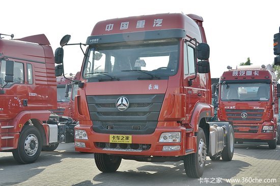 中國重汽豪瀚重卡280馬力4x2牽引車zz4185m3516d1