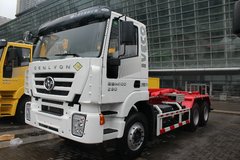 上汽红岩 杰狮M100 280马力 6X4 LNG可卸式垃圾车(重特牌)(QYZ5253ZXX4)