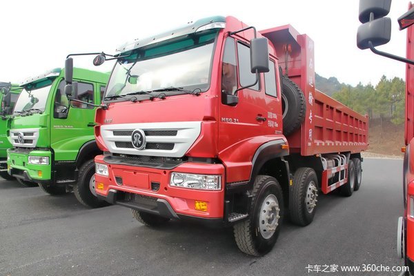 中国重汽 斯太尔M5G重卡 340马力 8X4 7.6米自卸车(ZZ3311N386GE1)
