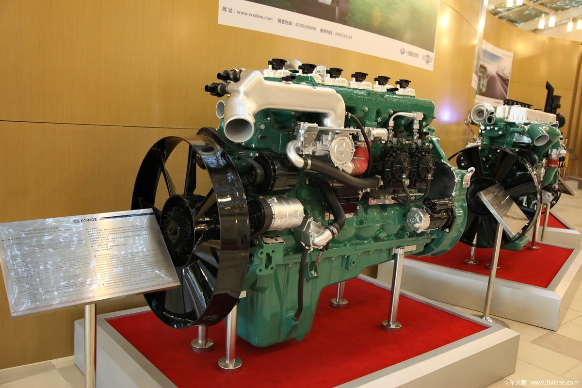 锡柴CA6SN1-37E5N 370马力 12.5L 国五 天然气发动机