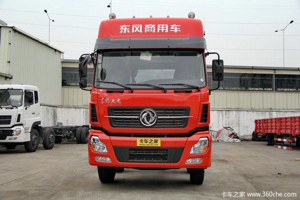 东风商用车 天龙重卡 315马力 8X4 9.6米仓栅式载货车(高顶)(DFL5311CCQA10)