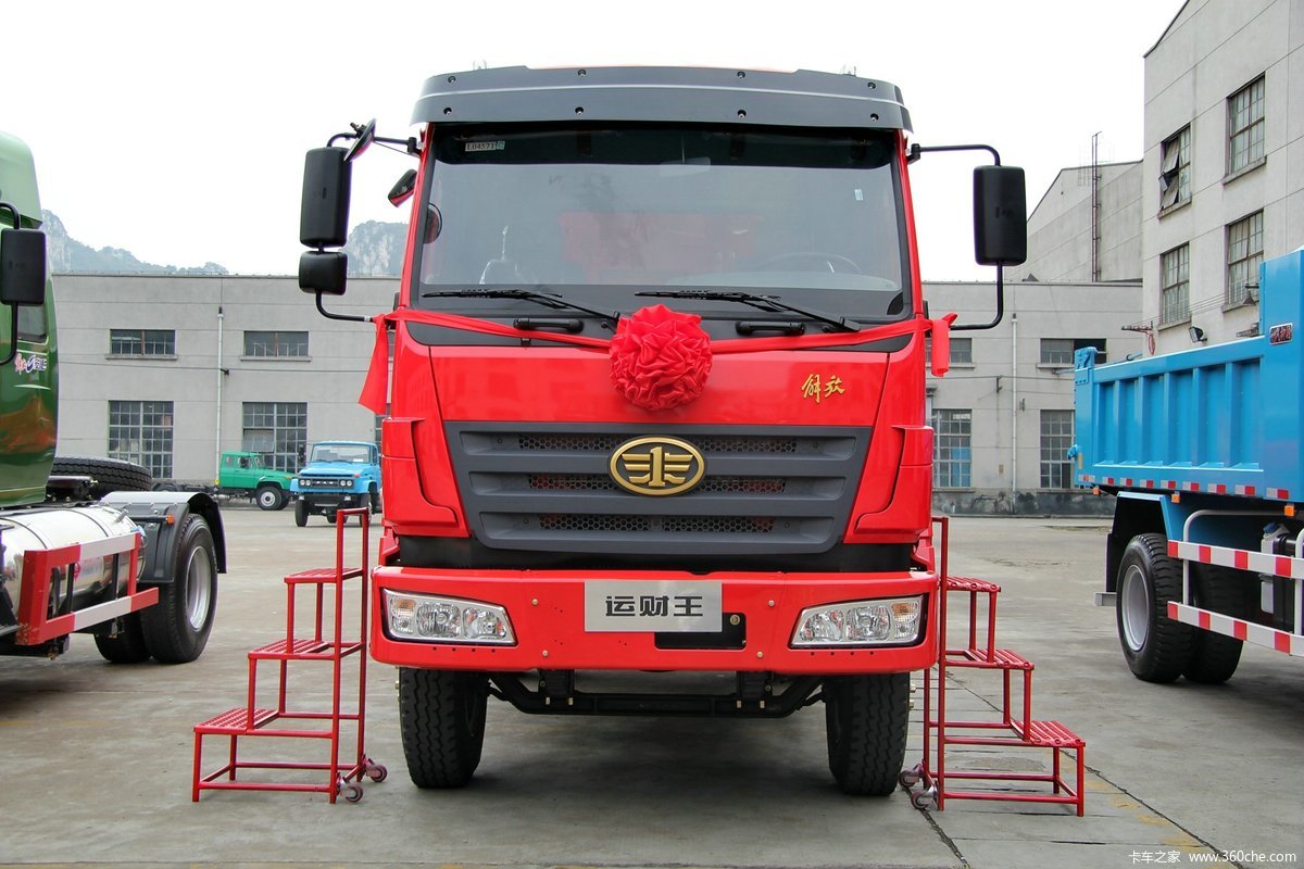 一汽柳特 运财王(L5K)中卡 220马力 4X2 5.2米自卸车(红桥王)(前顶)