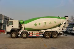 中国重汽 HOWO 380马力 8X4 混凝土搅拌车(ZZ5317GJBN3667D1)