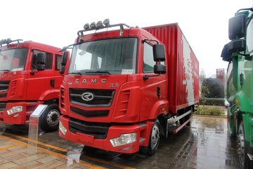华菱 汉马重卡 160马力 4X2 7.7米单排厢式载货车(HN5160XXYC16C8M4) 卡车图片