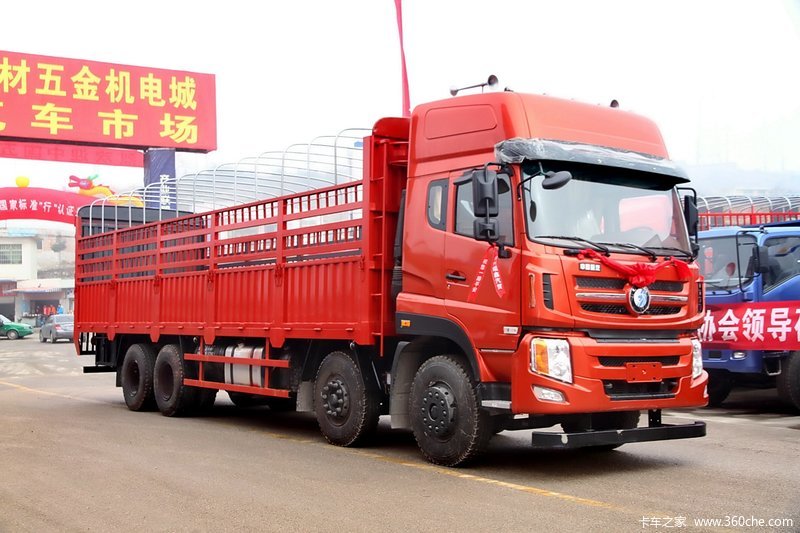 【图】重汽王牌 w5g重卡 340马力 8x4 9.