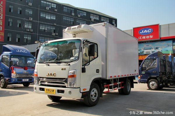 江淮 新帅铃H330 141马力 4X2 4米冷藏车(HFC5043XLCVZ)