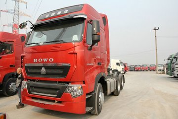 中国重汽 HOWO T7H重卡 320马力 6X2危险品牵引车(ZZ4257V323HD1W)(高顶)