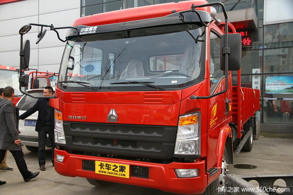 中国重汽HOWO 统帅 重载版 154马力 5.5米单排栏板载货车(ZZ1147H451CE1)