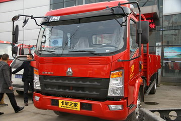 中国重汽HOWO 统帅 重载版 154马力 5.5米单排栏板载货车(ZZ1147H451CE1)