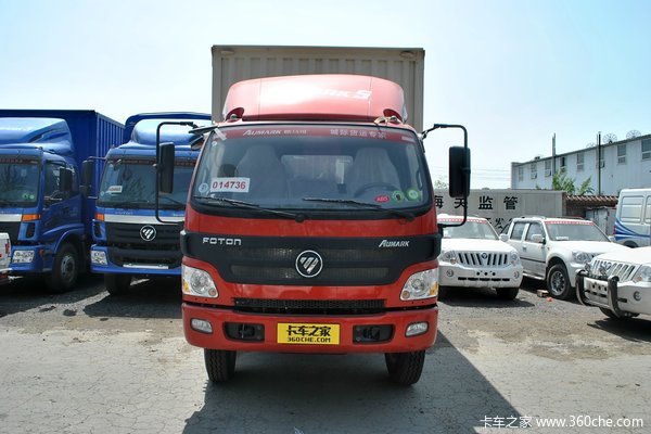 福田 欧马可5系中卡 标载版 170马力 4X2 6.8米排半厢式载货车(BJ5139XXY-F3)