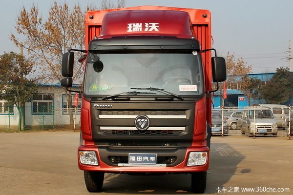 福田 瑞沃中卡 170马力 4X2 6.7米厢式载货车(BJ5115XXY-FA)
