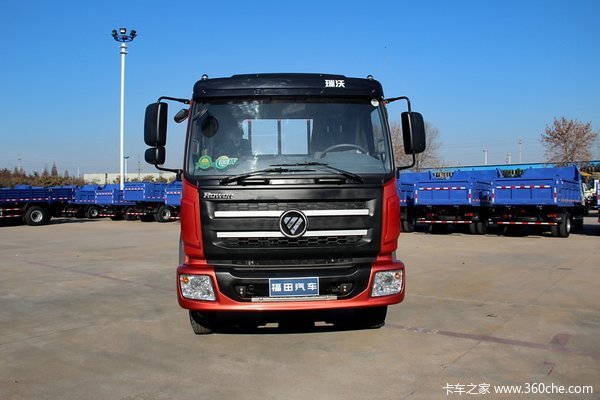 福田 瑞沃中卡 168马力 4X2 6.2米货厢式载货车底盘(BJ1145VJPEG-1)