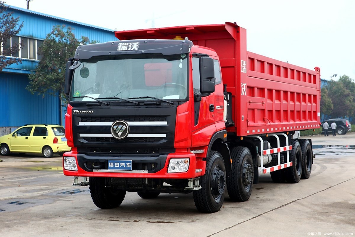 【图】福田瑞沃重型 336马力 8x4 8米自卸车_实拍图片_280912_卡车之