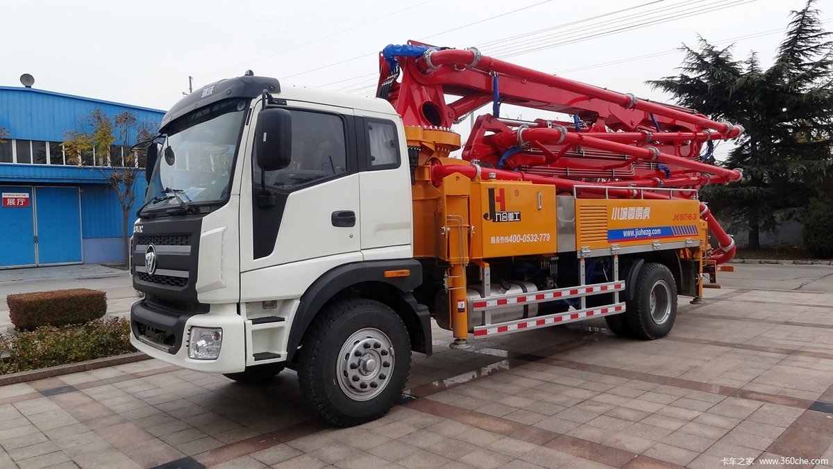 【图】福田瑞沃 220马力 4x2 混凝土泵车(bj5185thb-1)_实拍图片