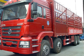 陕汽商用车 轩德X3重卡 310马力 8X4 9.5米仓栅式载货车(SX5316CCYGN456) 卡车图片