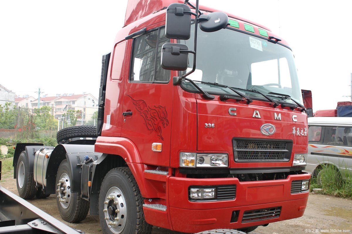 【图】华菱之星 重卡 336马力 6x2牵引车(hn4250b34b6m4)_实拍图片