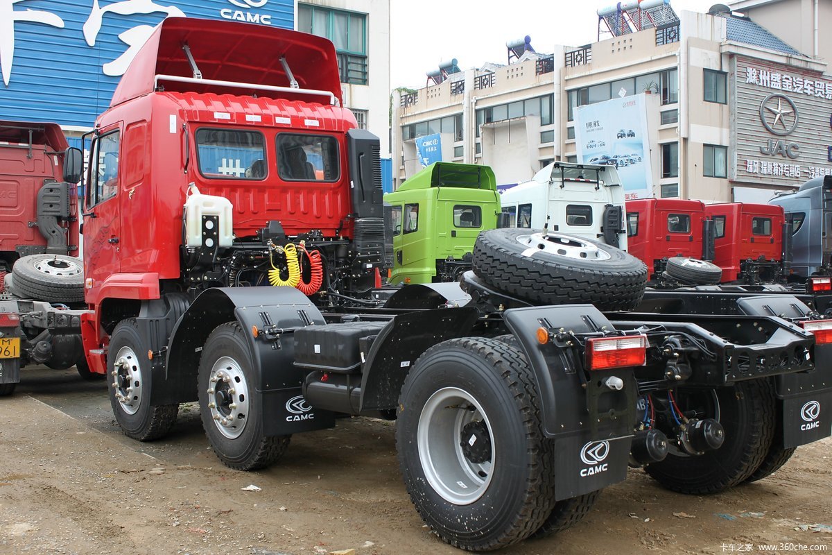 【图】华菱之星 重卡 336马力 6x2牵引车(hn4250b34b6m4)_实拍图片