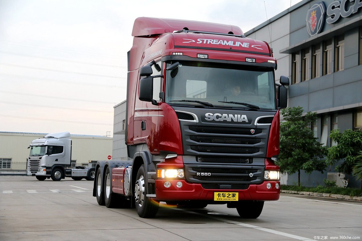 【图】斯堪尼亚 r系列重卡 560马力 6x2r牵引车(型号r560 v8)_实拍