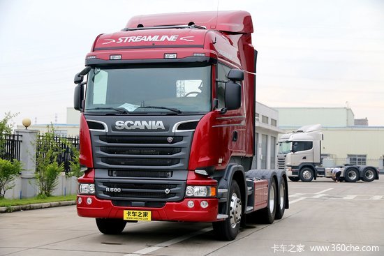 斯堪尼亚r系列重卡450马力6x2牵引车型号r450a6x2na