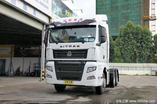 中国重汽 汕德卡SITRAK C7H重卡 440马力 6X4牵引车(ZZ4256V324HE1B/U7GD-1L)