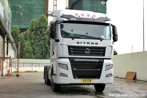 中国重汽 汕德卡SITRAK C7H重卡 480马力 6X4牵引车(HR7前桥)(ZZ4256V324HE1B)