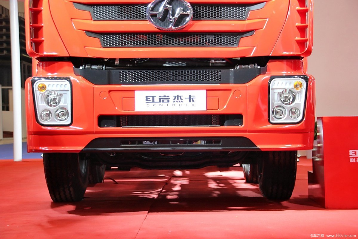 【图】上汽红岩 杰卡c100重卡 390马力 6x2牵引车(cq4255ztvg273)