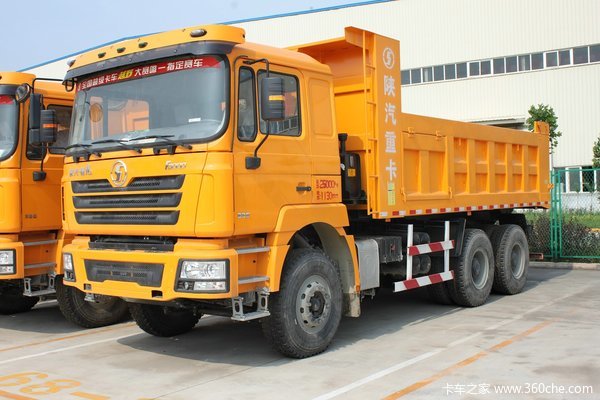 陕汽康明斯 德龙F3000 385马力 6X4 5.6米自卸车(SX5250ZLJDB3841B)