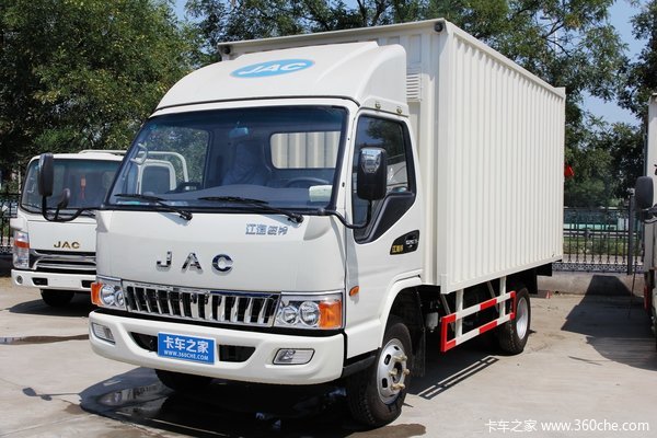 江淮 骏铃E7 141马力 4X2 6.2米厢式载货车(HFC5092XXYP91K1D3)
