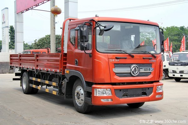 东风 多利卡D9中卡 160马力 4X2 6.8米栏板载货车(DFA1161L10D7)